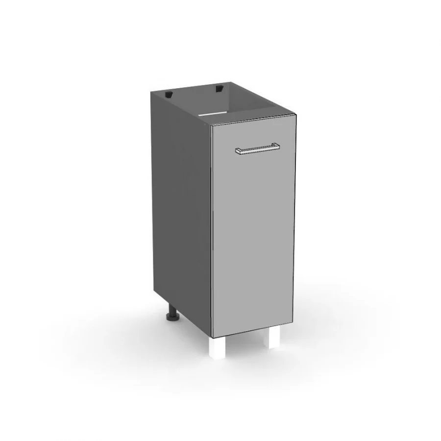 REA ALFA KDV-30-72 - graphite - korpus spodní skříňky