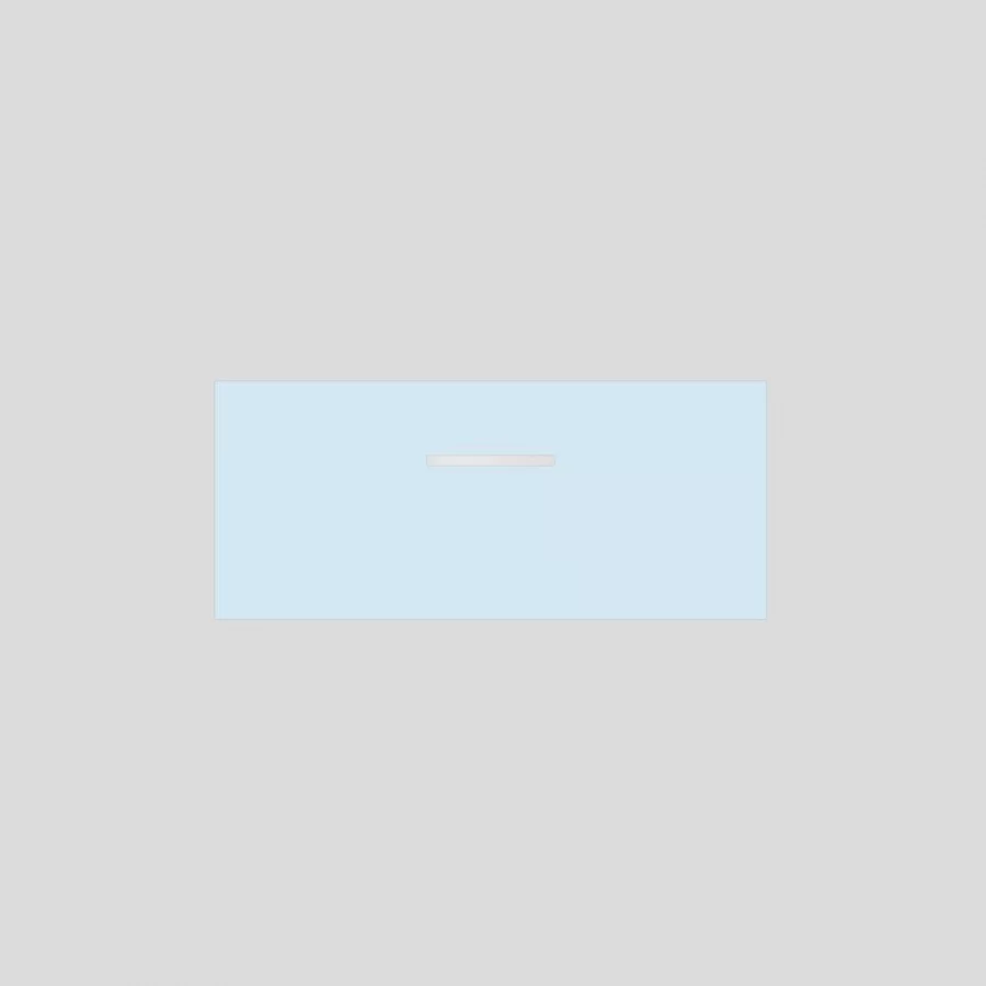 REA ALFA DZ-80-26 - ice blue - čelo ke spodním zásuvkám (1 ks)