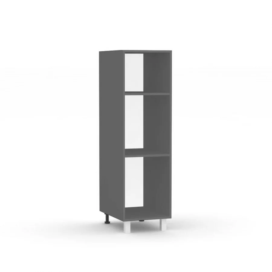 REA ALFA KP-40-130 - graphite - korpus potravinové skříňky