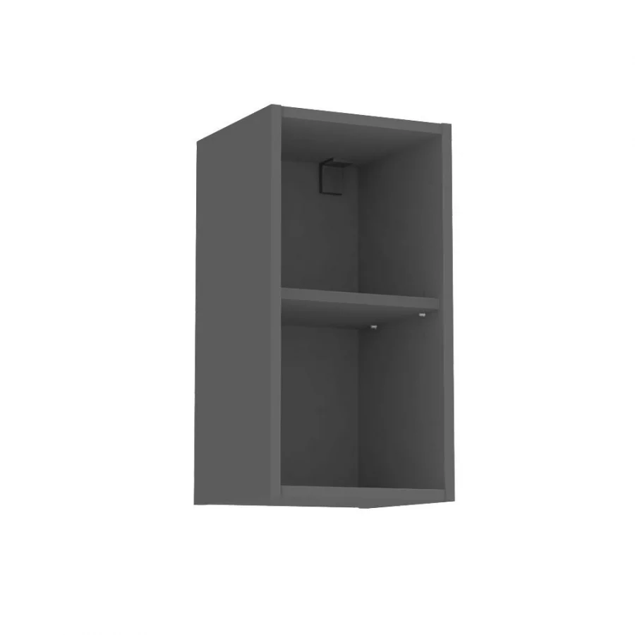 REA ALFA KHO-30-57 - graphite - korpus jednodveřové skříňky