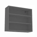 REA ALFA KHO-80-72 - graphite - korpus horní dvoudveřové skříňky