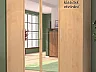 Šatní skříň JASMÍNA 220 -240 se zrcadlem