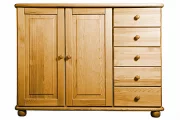 Komoda K22 classic borovice masiv hloubka 42 cm