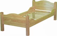 DELTA postel borovice masiv lak