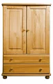 Komoda K32 classic borovice masiv výška 125cm