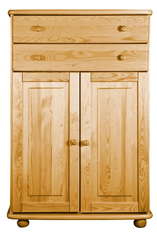 Komoda K33 classic borovice masiv výška 125cm