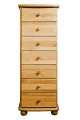 Komoda K36 classic borovice masiv výška 125cm
