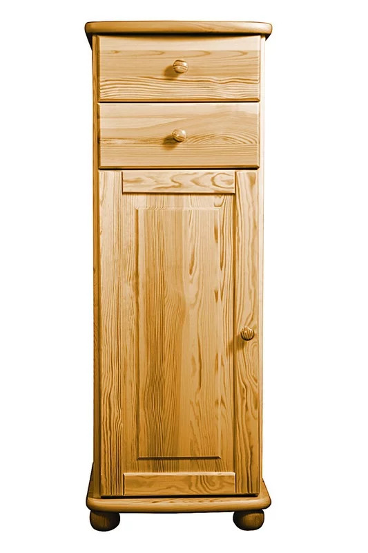 Komoda K37 classic borovice masiv výška 125cm