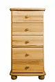Komoda K43 classic borovice masiv výška 91cm