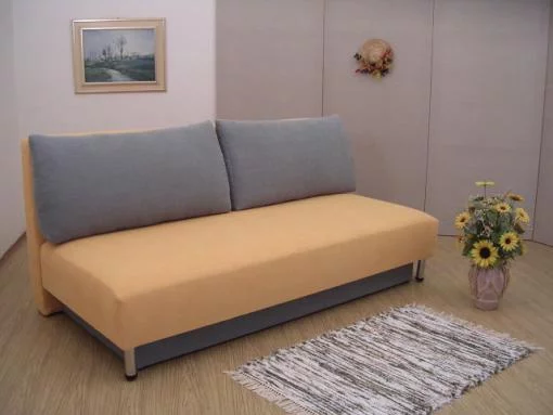 LADA - rozkl. pohovka se dvěma polštáři látky C