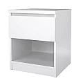 Noční stolek Simplicity 238 bílý lesk