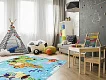 Dětský koberec Torino Kids 233 world map