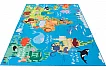 Dětský koberec Torino Kids 233 world map