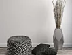 Pletený puf Pouf Royal 888 graphite