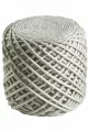 Pletený puf Pouf Royal 888 ivory