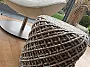 Pletený puf Pouf Royal 888 sand
