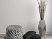 Pletený puf Pouf Royal 888 silver