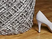 Pletený puf Pouf Royal 888 taupe