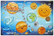 Dětský koberec Torino Kids 230 solar system - 80 x 120  cm