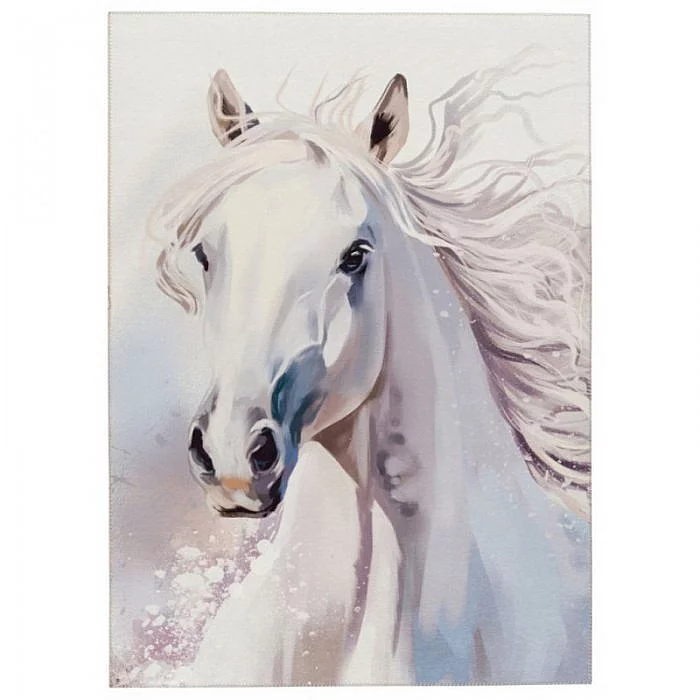 Dětský koberec Torino Kids 235 white horse - 160 x 230 cm