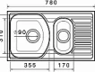 Dřez STAR 780.1