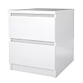 Noční stolek Simplicity 230 bílý lesk