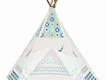 Dětské tepee design tyrkys