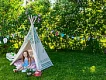 Dětské tepee design tyrkys
