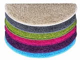 Nášlapy na schody Color Shaggy (půlkruh - obdélník) - Color shaggy růžový obdélník 25x80 cm