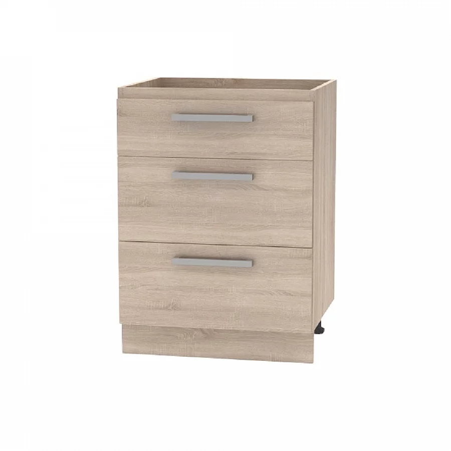 Spodní šuplíková skříňka 60, dub sonoma, NOPL-058-0S