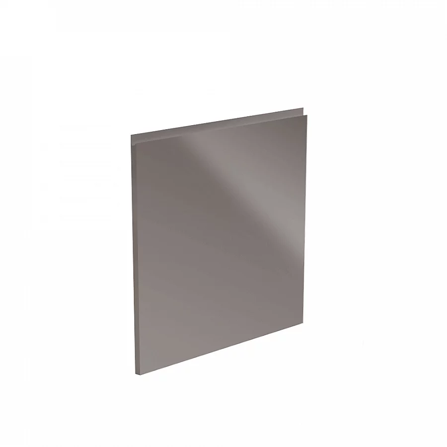Dvířka na myčku, bílá / šedá extra vysoký lesk HG, 59, 6x57, AURORA
