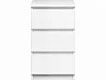 Komoda Simplicity 237 bílý lesk