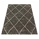 Kusový koberec Alvor shaggy 3401 taupe