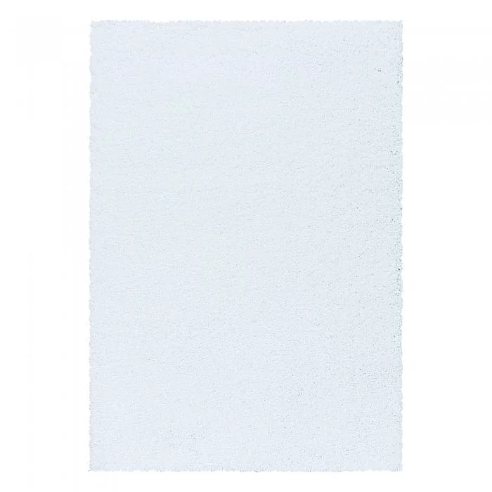 Kusový koberec Sydney shaggy 3000 white - Kruh průměr 80 cm - SLEVA