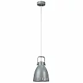 Visící lampa, šedá / kov, AIDEN typ3
