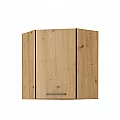 Horní skříňka, černý mat / dub artisan, Monro 60/60 GN-72 1F