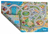 Dětská Oboustranná podložka Město-pláž - 94074-Oboustranná podložka Město-pláž
