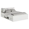 Postel, 140x200, bílá, MICHIGAN NEW