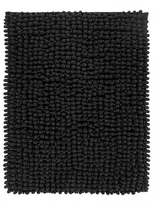 Předložka do koupelny Fluffy 700 black - 50 x 90 cm