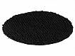 Předložka do koupelny Fluffy 700 black kruh