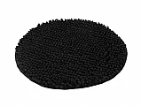 Předložka do koupelny Fluffy 700 black kruh - Kulatý 55 cm průměr