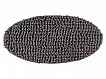 Předložka do koupelny Fluffy 700 grey kruh