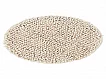 Předložka do koupelny Fluffy 700 ivory kruh