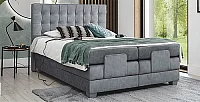 Postel PLAY ELECTRIC PREMIUM 180cm, vč. roštu a matrace Horizon 97 tmavě šedá