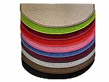 Eton koberce na schody - Eton modrý 28 x 65 cm půlkruh