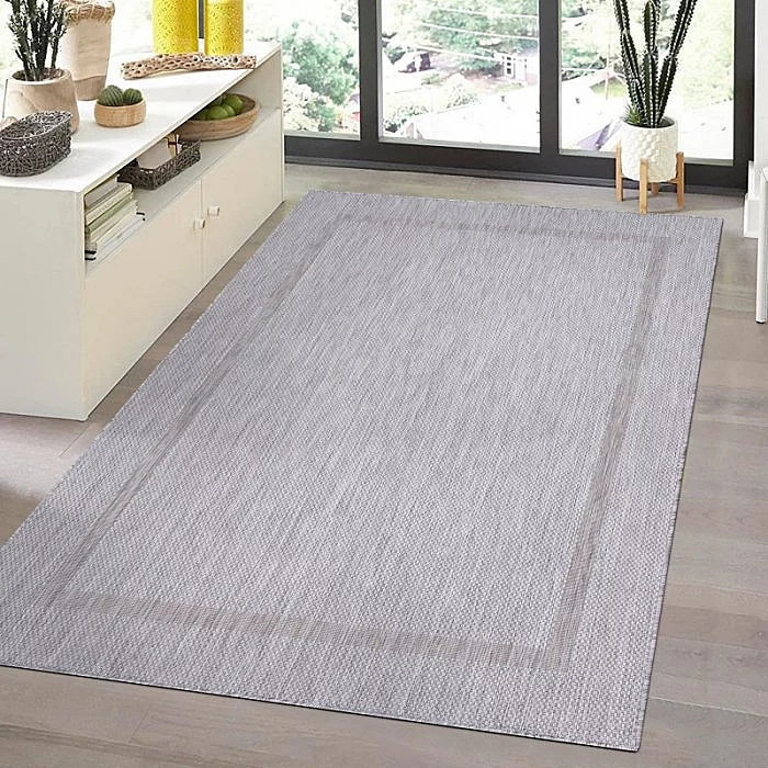 Kusový venkovní koberec Relax 4311 silver - 80 x 250 cm