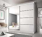 Šatní skříň MULTI 35 203 cm (M) bílá