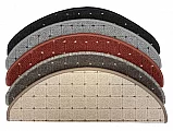 Nášlapy na schody Udinese (půlkruh-obdélník) - Udinese šedý 25 x 80 cm obdélník