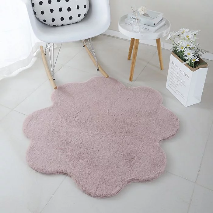 Dětský koberec Caty 5307 rose - 90 x 90 cm