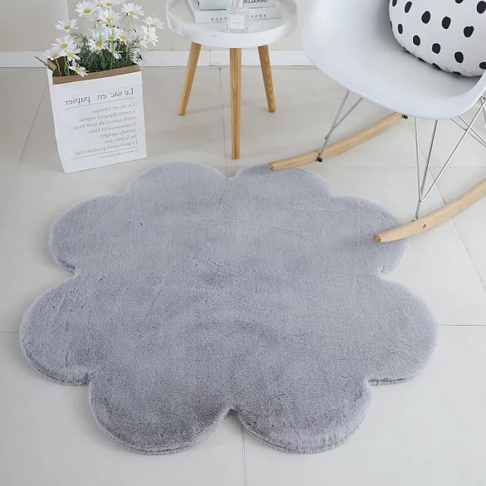 Dětský koberec Caty 5307 silver - 90 x 90 cm